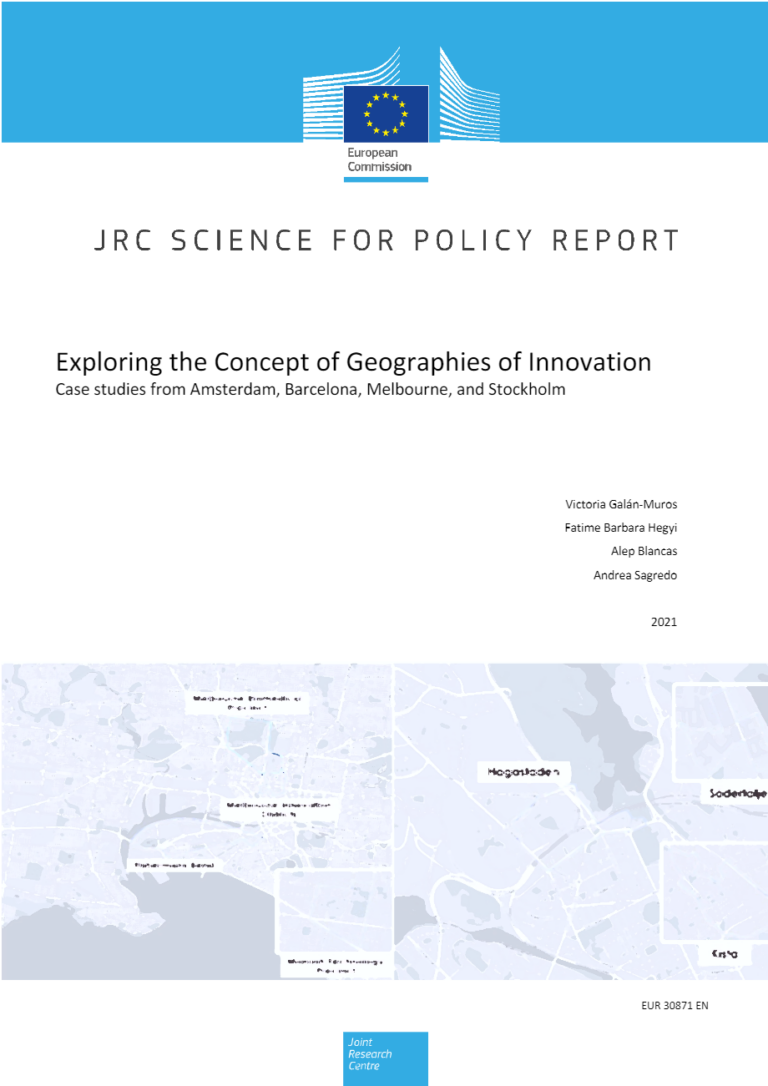 Publication on "Exploring the Concept of Geographies of Innovation"