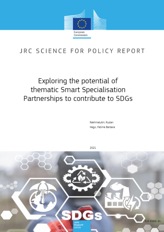 Publication on "Exploring the potential of thematic Smart Specialisation Partnerships to contribute to SDGs"